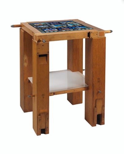 Reliquaries: Wooden Organ Pipe Table